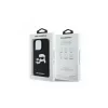 Karl Lagerfeld KLHMP16LSKCHPPLK iPhone 16 Pro 6,3 inch nero custodia rigida in silicone Double Heads Print MagSafe