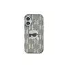 Karl Lagerfeld IML Karl Head Electroplated custodia per iPhone 16 (nero)