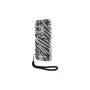 Karl Lagerfeld IML Zebra Pattern & Cord cover posteriore per Apple iPhone 16 - nero