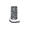 Karl Lagerfeld IML Zebra Pattern & Cord cover posteriore per Apple iPhone 16 - nero
