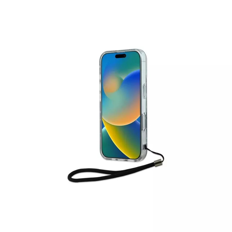 Karl Lagerfeld Zebra With Cord custodia per Apple iPhone 16 - viola