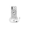 Karl Lagerfeld KLHMP16SHCKCKLCT iPhone 16 6,1 inch custodia rigida trasparente IML Crossbody Monogram Karl & Choupette Head MagSafe