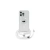 Karl Lagerfeld KLHMP16LHCCHNT iPhone 16 Pro 6.3 custodia rigida trasparente IML Choupette Head & Cord MagSafe