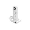 Karl Lagerfeld KLHMP16XHCCHNT iPhone 16 Pro Max 6.9 custodia rigida trasparente IML Choupette Head & Cord MagSafe