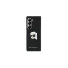 Karl Lagerfeld Saffiano Monogram Head Pin custodia rigida per Samsung Galaxy Z Fold6 - nero
