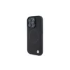 BMW BMHMP16L23RTPK iPhone 16 Pro 6.3 nero custodia rigida Sign Leather Half Textured And Circle MagSafe