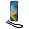 BMW Signature Leather Wordmark Cord Hardcase per Apple iPhone 16 Pro 6,3