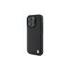 BMW Sign Leather Crossing Lines Pattern Hard Case per Apple iPhone 16 Pro 6,3
