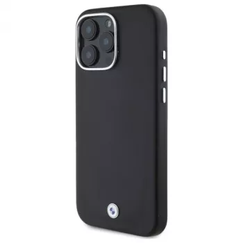 BMW M Collection iPhone 16 Pro custodia rigida Full Wrapped Metal MagSafe nero