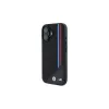 BMW M Meshed Tricolor Stripes MagSafe Hard Case per iPhone 16 6,1
