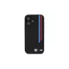 BMW M Meshed Tricolor Stripes MagSafe Hard Case per iPhone 16 6,1