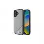 BMW M Perforated Tricolor Line custodia rigida MagSafe per Apple iPhone 16 6,1