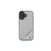 BMW M Perforated Tricolor Line custodia rigida MagSafe per Apple iPhone 16 6,1