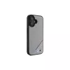 BMW M Perforated Tricolor Line custodia rigida MagSafe per Apple iPhone 16 6,1