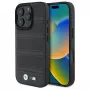 BMW M Perforated And Stitched Line MagSafe Hard Case per iPhone 16 Pro Max 6.9 nero