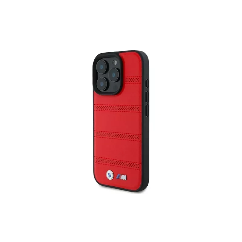 BMW M Collection Perforated and Stitched Line custodia rigida per Apple iPhone 16 Pro 6,3
