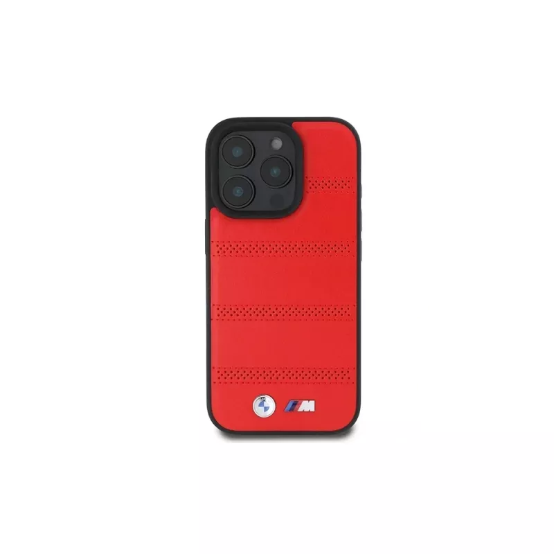 BMW M Collection Perforated and Stitched Line custodia rigida per Apple iPhone 16 Pro 6,3