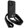 BMW M Edition Carbon Stripe & Strap custodia rigida per iPhone 16 6,1