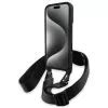 BMW BMHCP16M23PSCCK iPhone 16 Plus 6.7 nero custodia rigida M Edition Carbon Stripe & Strap