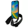 BMW M Edition Carbon Stripe & Strap Hard Case per Apple iPhone 16 Pro Max 6,9