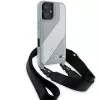 BMW BMHCP16S23PSCCG iPhone 16 6,1 inch grigio custodia rigida M Edition Carbon Stripe & Strap
