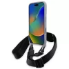 BMW M Edition Carbon Stripe & Strap Hard Case per Apple iPhone 16 Pro 6,3