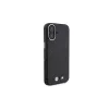 BMW M Collection Smooth Full Wrapped Metal MagSafe Hard Case per Apple iPhone 16 - Nero