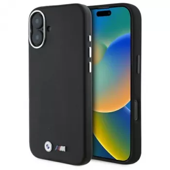BMW M Collection Smooth Full Wrapped Metal MagSafe custodia rigida per iPhone 16 Plus 6,7