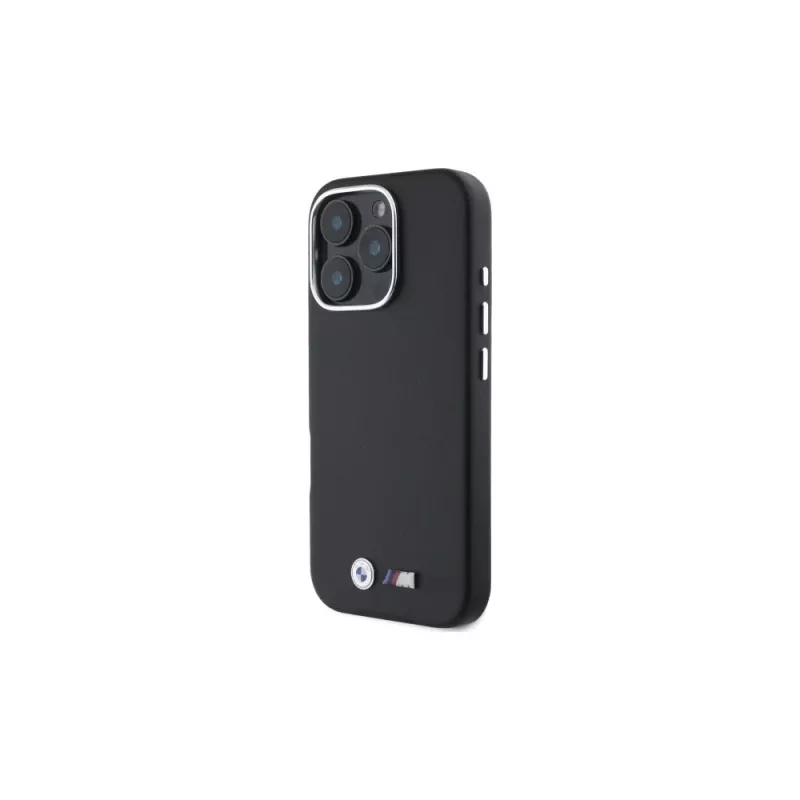 BMW M Collection Smooth Full Wrapped Metal MagSafe Hard Case per Apple iPhone 16 Pro 6,3