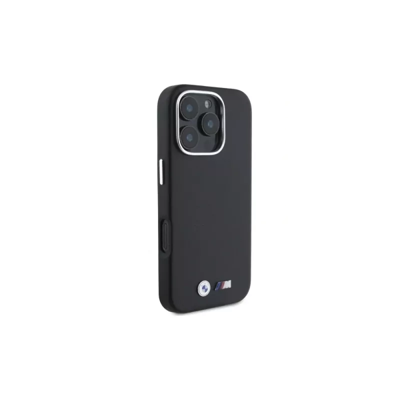 BMW M Collection Smooth Full Wrapped Metal MagSafe Hard Case per Apple iPhone 16 Pro 6,3