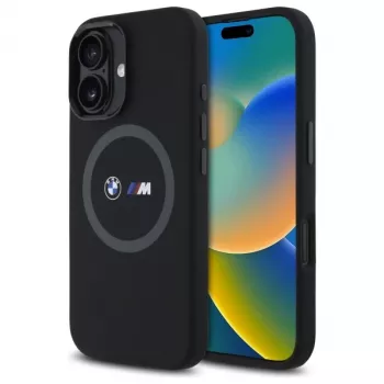 BMW M Collection custodia posteriore in silicone per Apple iPhone 16 6,1