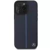 MERCEDES-BENZ MEHMP16X23RURBV iPhone 16 Pro Max 6,9 inch Navy Hardcase MB Blue Line Leather MagSafe