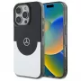 Mercedes-Benz MEHMP16L23HBIGK custodia rigida Double Layer BiColor MagSafe per iPhone 16 Pro 6.3 nero/argento
