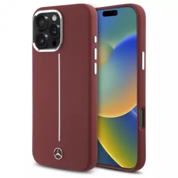 Mercedes-Benz custodia in silicone per iPhone 16 Pro Max 6,9