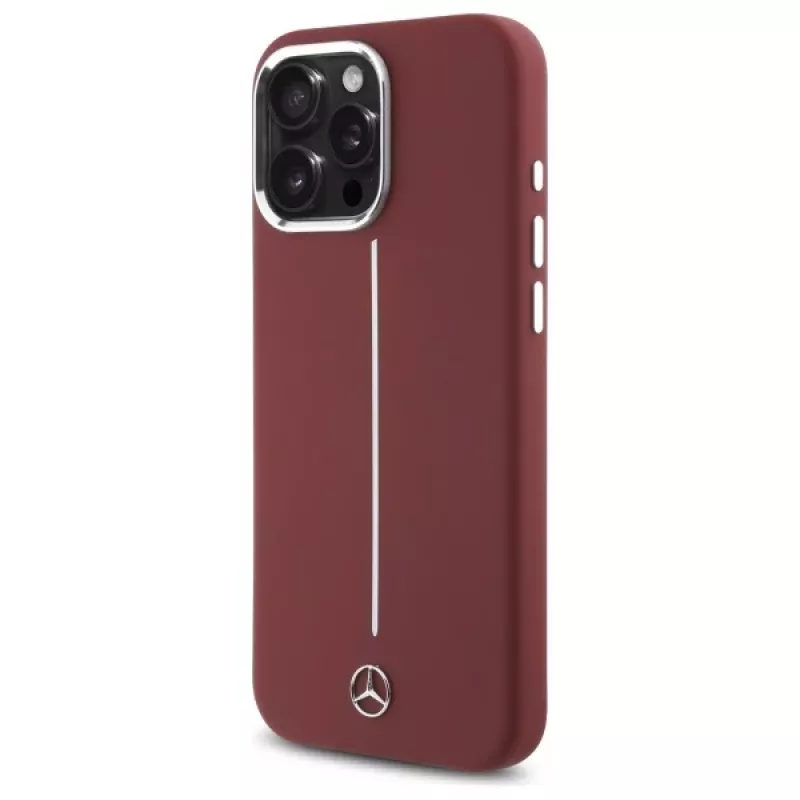 Mercedes-Benz custodia in silicone per iPhone 16 Pro Max 6,9