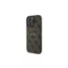 Guess 4G Ring Classic Logo custodia MagSafe per iPhone 16 Pro (marrone)