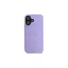 Guess GUHMP16MPSAPSMEU iPhone 16 Plus 6,7 inch viola custodia rigida Saffiano Peony Classic Logo MagSafe