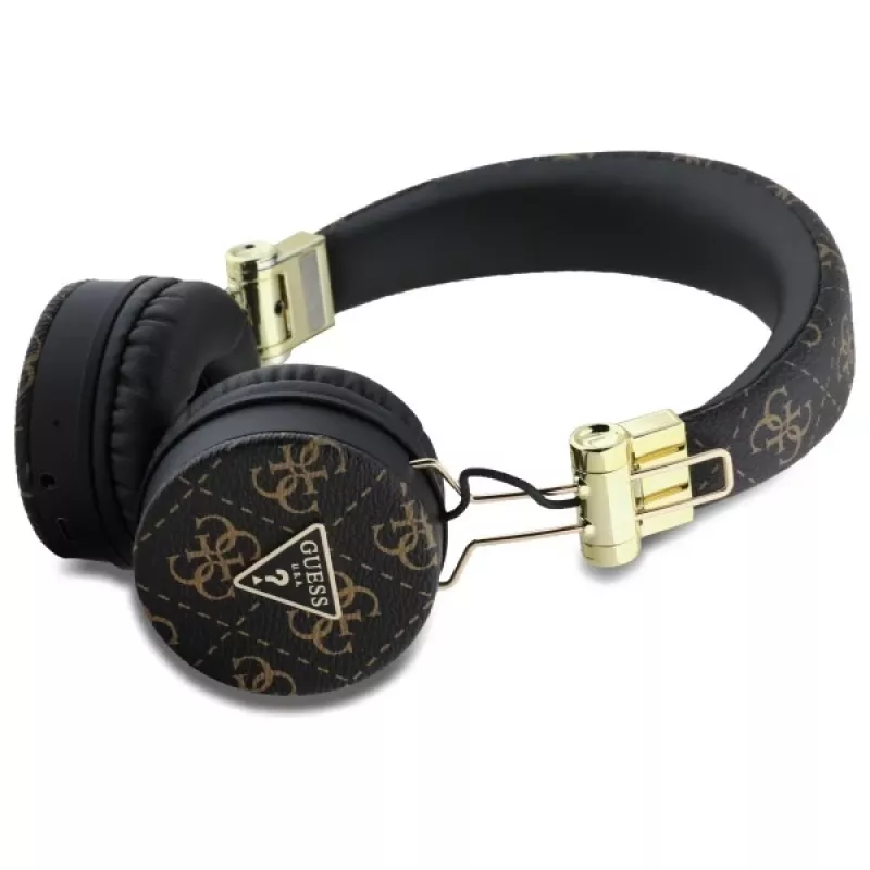 Guess 4G Triangle Round Shape cuffie wireless, Bluetooth, ENC, nere