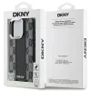 DKNY DKHMP16XPCPVSLK Custodia rigida motivo a scacchi MagSafe per iPhone 16 Pro Max 6.9 nero
