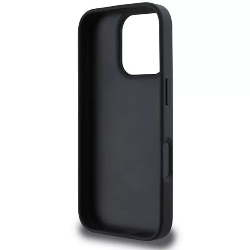 DKNY DKHCP16LPCPTSSK Custodia rigida per Apple iPhone 16 Pro 6,3 pollici nero motivo a scacchi e strisce stampate