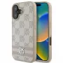 DKNY DKHCP16SPCPTSSP Custodia rigida per Apple iPhone 16 6,1 pollici rosa motivo a scacchi e strisce stampate