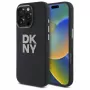 DKNY DKHCP16LSMCBSK Custodia rigida Liquid Silicone Metal Logo per Apple iPhone 16 Pro 6,3 pollici nero