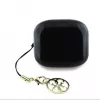 Guess Glossy Effect Printed Classic Logo & Charm auricolari TWS Bluetooth con custodia di ricarica (nero)