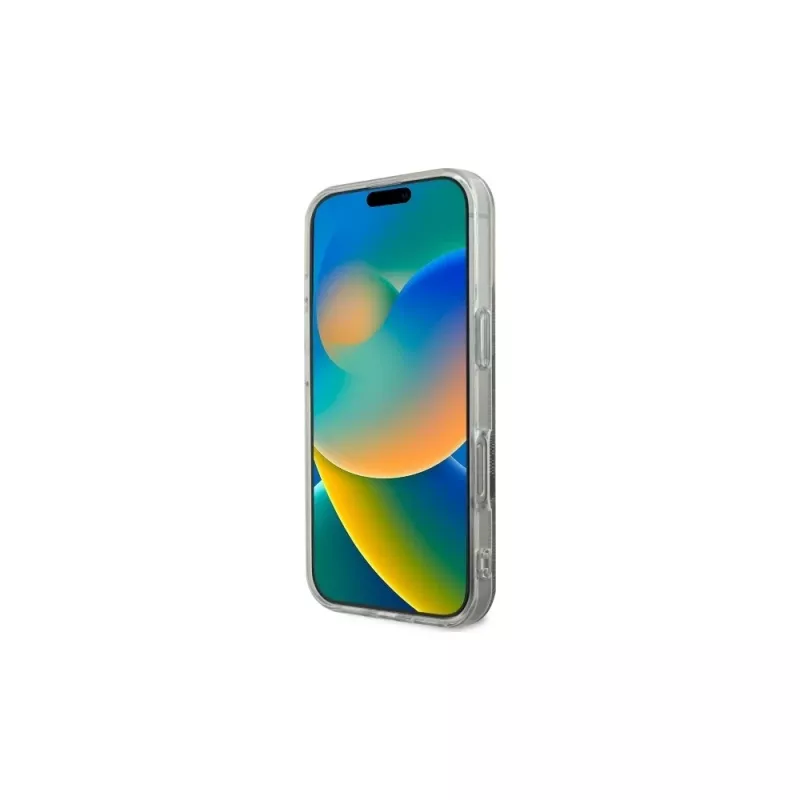 Guess GUHMP16LH4STW iPhone 16 Pro 6.3 custodia rigida IML 4G MagSafe marrone