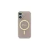 Guess GUHMP16SH4STP custodia rigida per Apple iPhone 16 6,1 inch rosa IML 4G MagSafe
