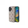 Guess Peony Script custodia MagSafe per iPhone 16 (marrone)