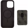 Guess 4G Stripes custodia portafoglio con MagSafe per iPhone 16 Pro Max marrone