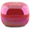 Guess 4G Printed Logo auricolari True Wireless con custodia di ricarica - fucsia iridescente