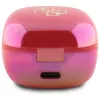 Guess 4G Printed Logo auricolari True Wireless con custodia di ricarica - fucsia iridescente