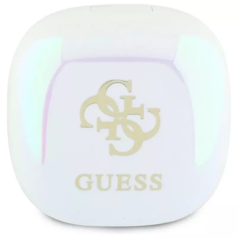 Guess 4G Printed Logo auricolari True Wireless Stereo Bluetooth con custodia di ricarica (bianco)